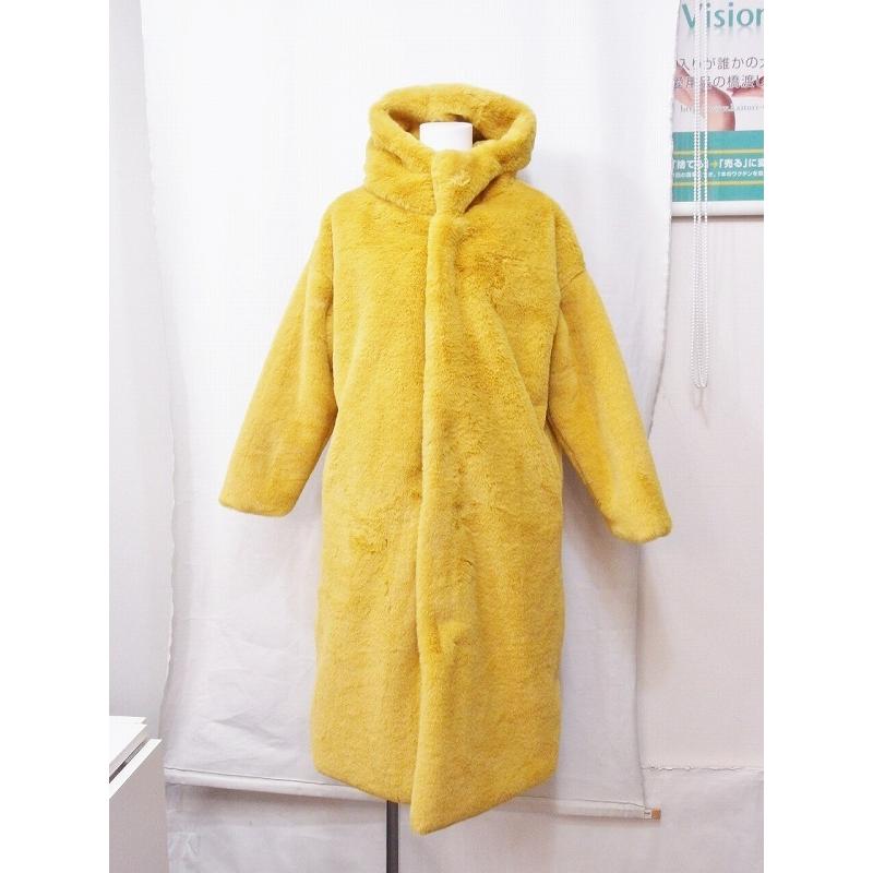 YELLO ファーコートイエロー
