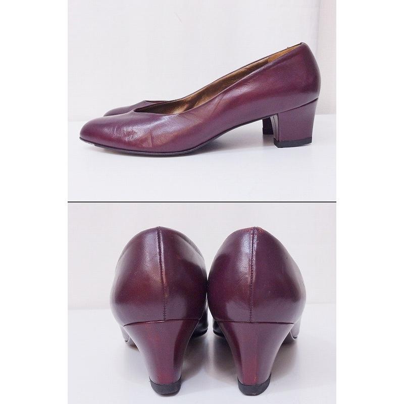 Bally BALLY バリー パンプス Vカット 6E ボルドー : Vision Bally BALLY バリー パンプス Vカット 6E ボルドー : Vision