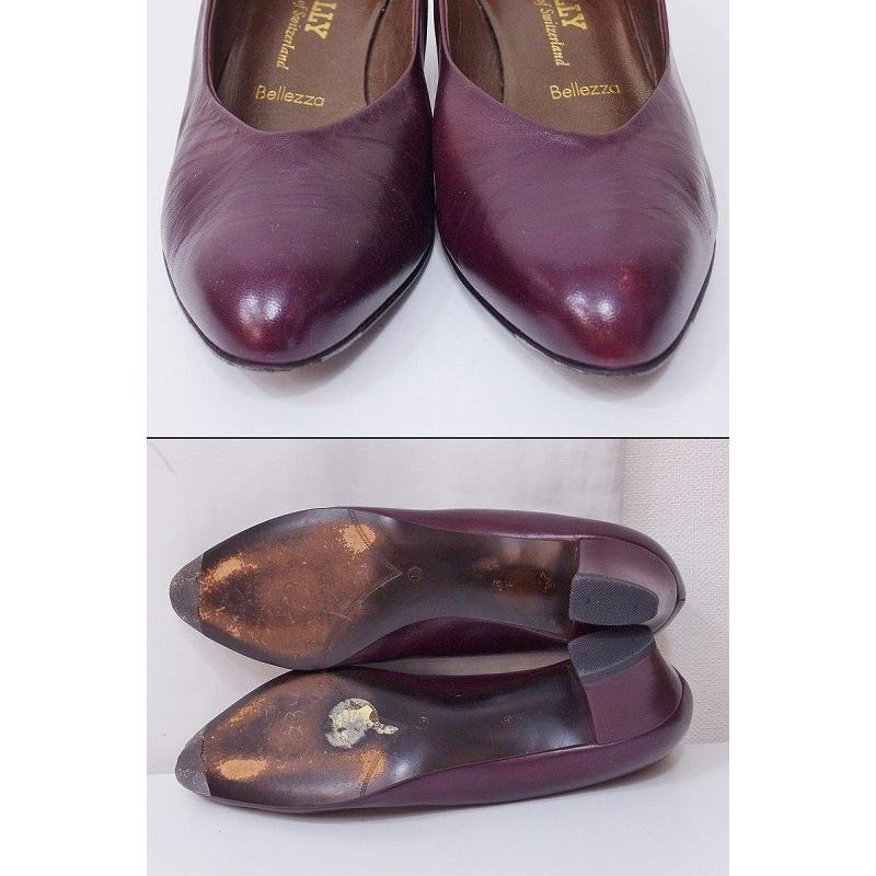 Bally BALLY バリー パンプス Vカット 6E ボルドー : Vision Bally BALLY バリー パンプス Vカット 6E ボルドー : Vision