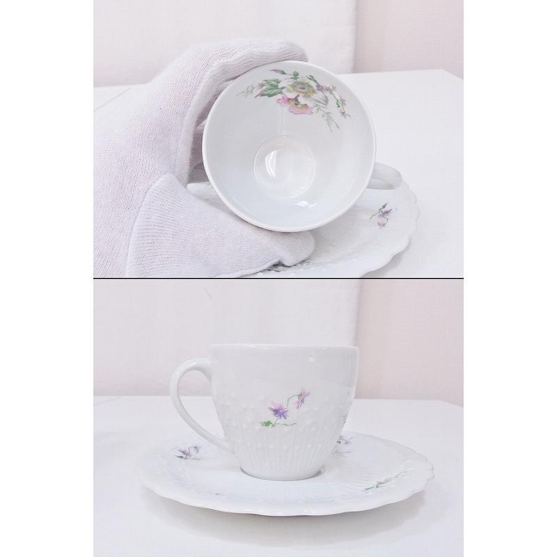 ジョルジュボワイエ　デミタスカップソーサー　2セット リモージュジョルジュボワイエデミタスカップ＆ソーサー2客