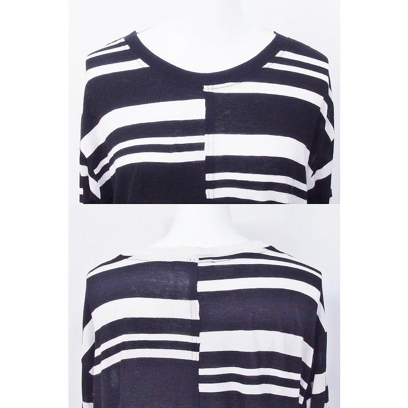 DIESEL ディーゼル アシンメトリー ボーダー 長袖カットソー 薄手 XXS 