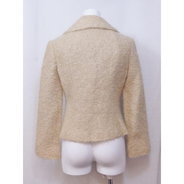 Sybilla シビラ ショートコート ジャケット モヘア混 M アイボリー 