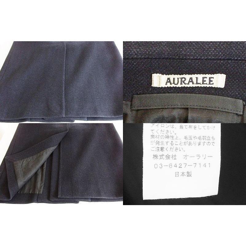 AURALEE オーラリー シルクウール ロング オーバーコート ステン AURALEE オーラリー シルクウール ロング オーバーコート ステン