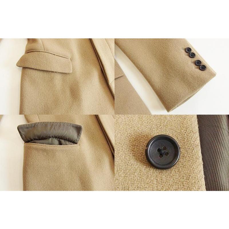 【最高級イタリア製】ウールカシミヤ ロングチェスターコート 比翼仕立て ベージュ SHIPS: ウール/カシミヤ ロング チェスターコート｜ SHIPS 公式