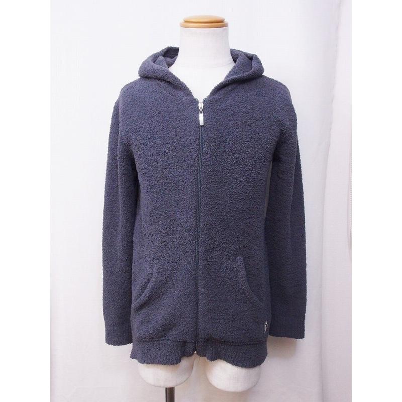 Kashwere カシウエア ジップアップ パーカー もこもこ メンズ S グレー  