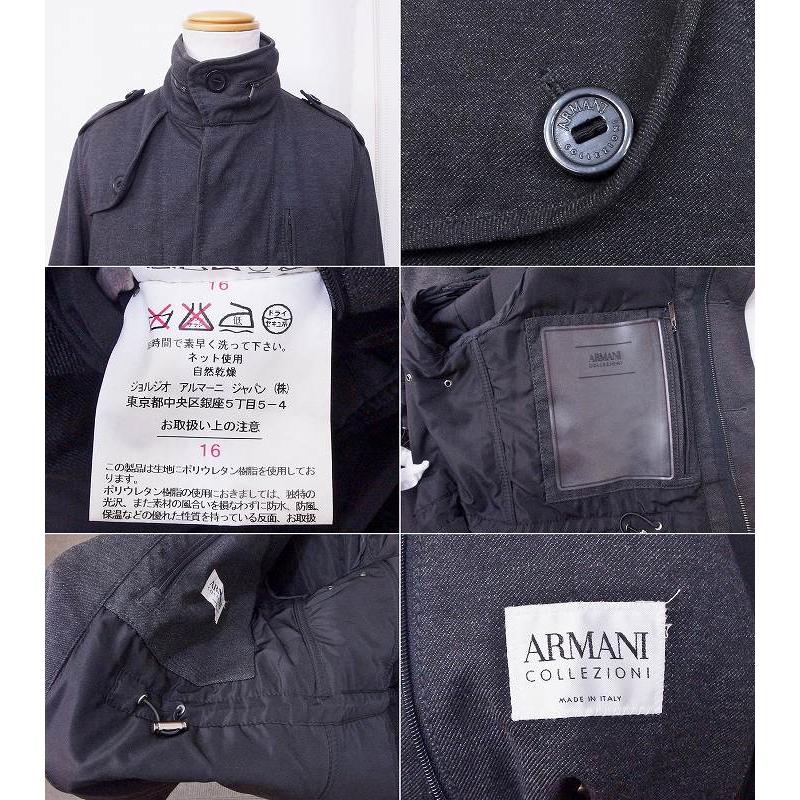 armani collezioni スタンドカラーコート armani collezioni スタンドカラーコート