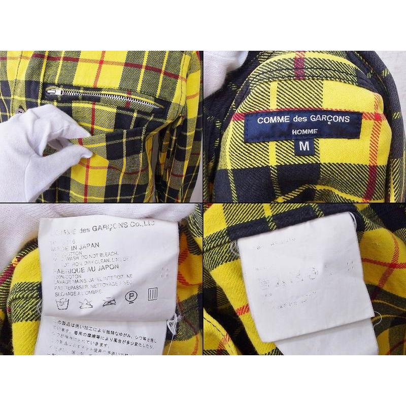 COMME des GARCONS HOMME コムデギャルソンオム フランネル 厚手 