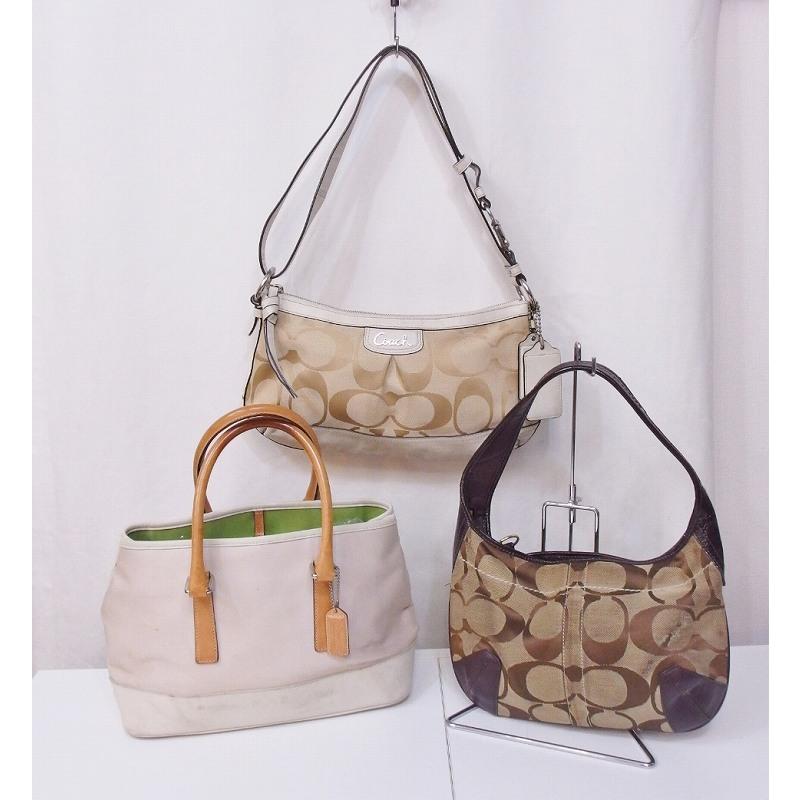 COACH コーチ バッグ3点セット *コンディション悪 中古 : Visionヤフー 