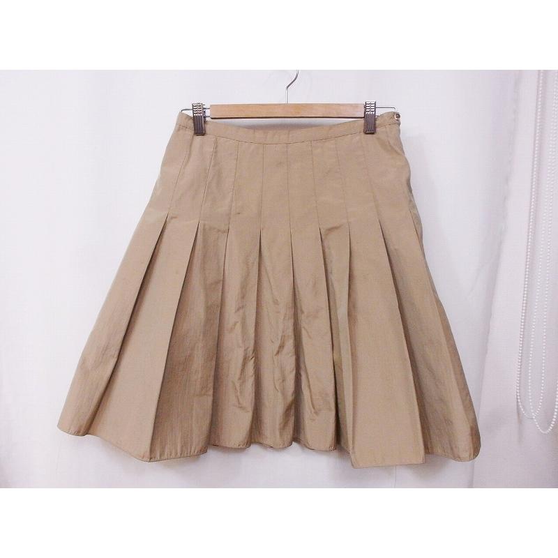 JOSEPH ジョセフ プリーツスカート *シミ汚れあり 34 ベージュ  