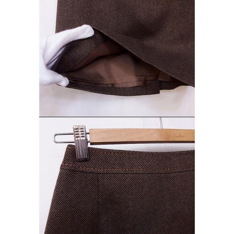 Harrods（ハロッズ） スカートスーツ セットアップ *脇シミ 1 ブラウン