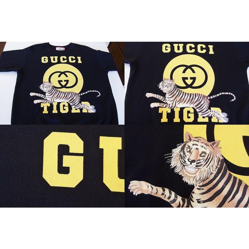 22SS GUCCI グッチ タイガー 虎 プリント オーバー スウェット- 22SS GUCCI グッチ タイガー 虎 プリント オーバー スウェット-