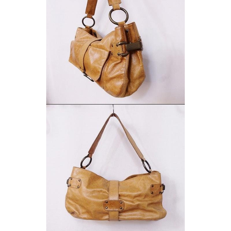 kooba クーバ レザー ワンショルダーバッグ キャメル : nm4422198576  