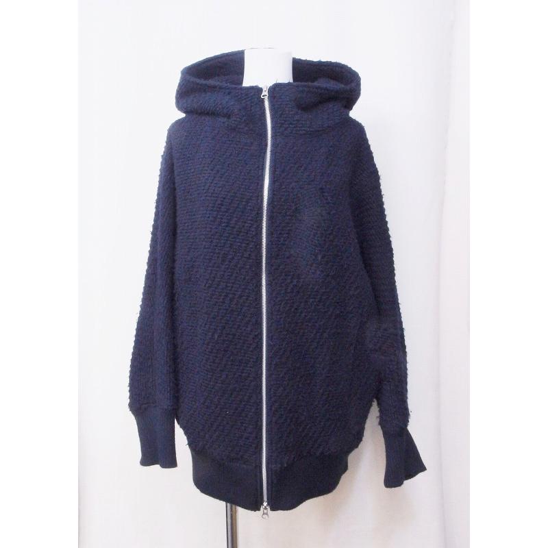 ZUCCa ズッカ ジップアップ ドルマンスリーブ フーディー M ダーク 