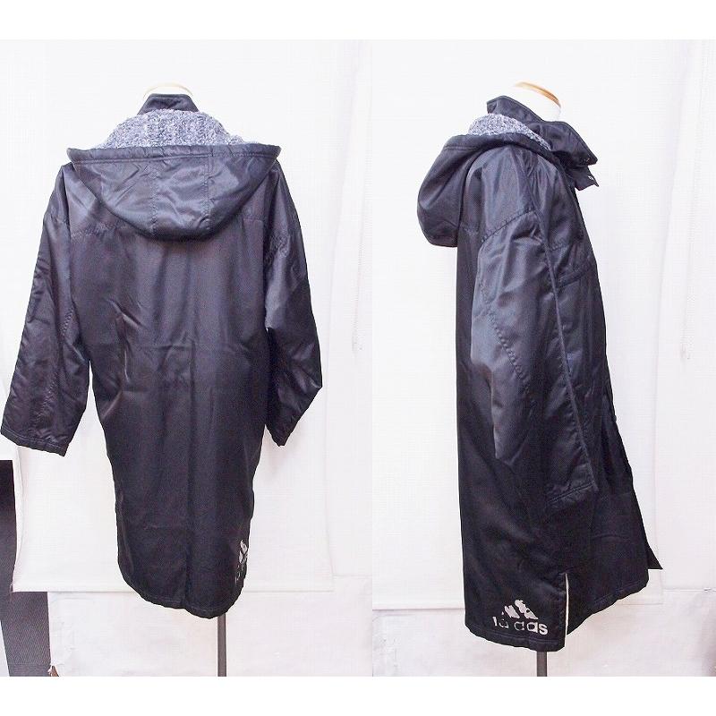 adidas（アディダス） 裏ボア ベンチコート メンズ S ブラック