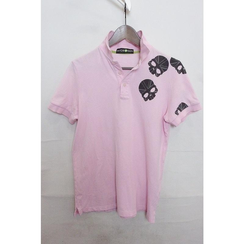 Hydrogen ハイドロゲン ポロシャツ スカル柄 メンズ S ピンク Og Visionヤフーショッピング店 通販 Yahoo ショッピング