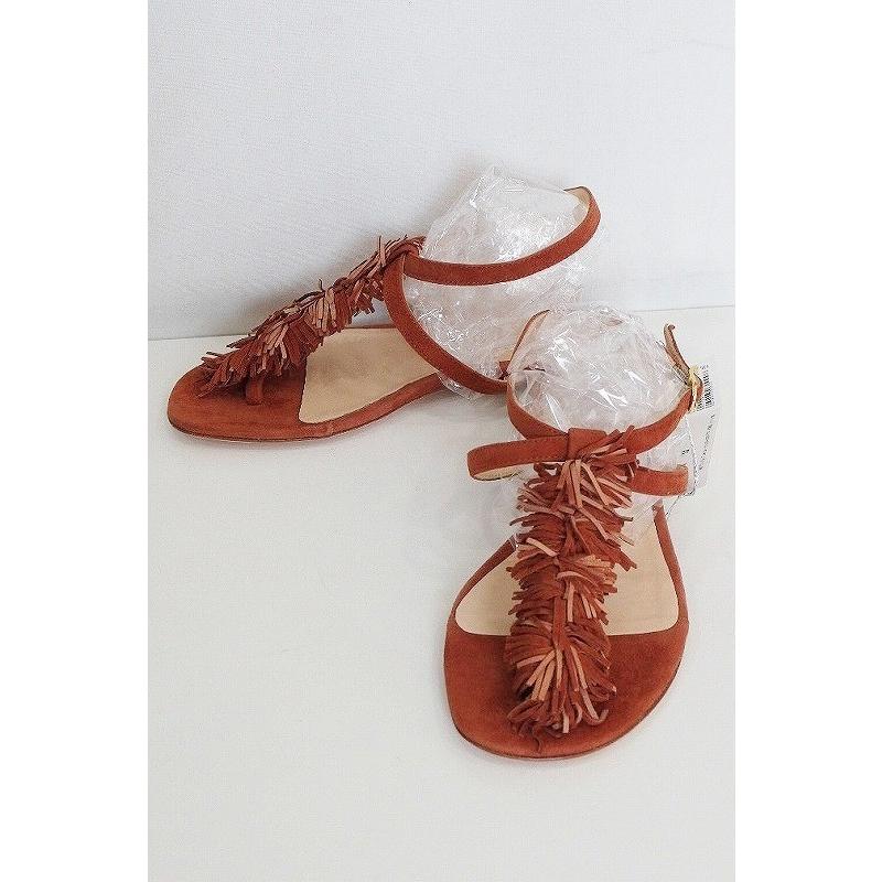 FABIO RUSCONI ファビオルスコーニ フリンジスエード サンダル 36  