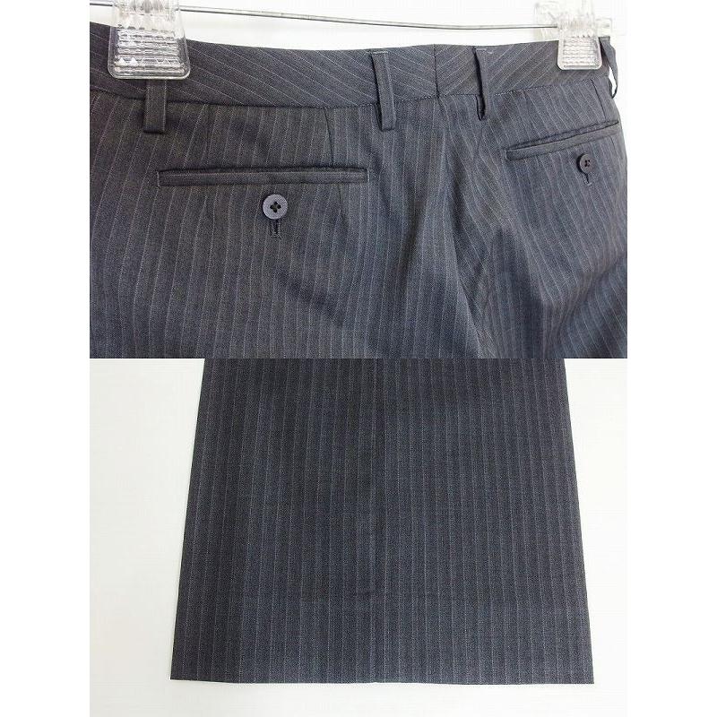 INCOTEX インコテックス ストライプ パンツ 40 グレー :ok3812155161