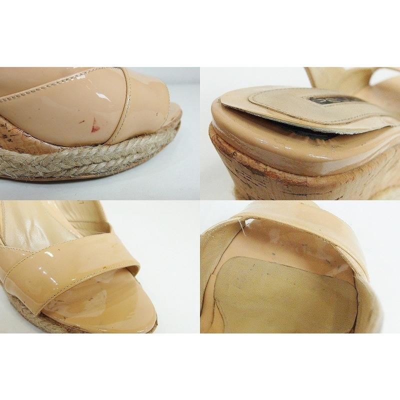 PELLICO エナメルサンダル　37 PELLICO エナメルサンダル37
