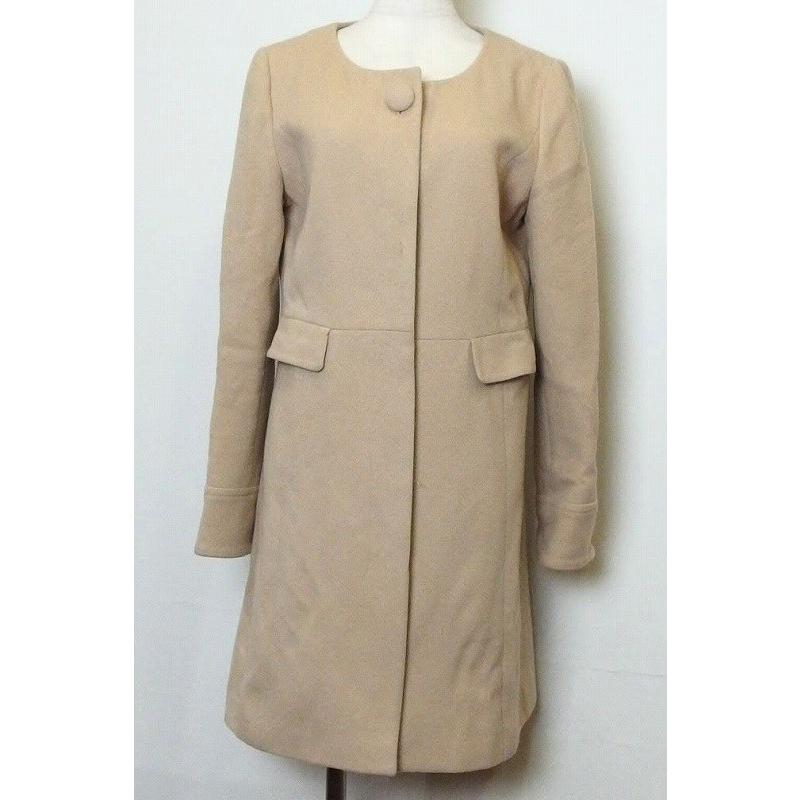 購入 Untitled アンタイトル ノーカラーコート 2 ベージュ