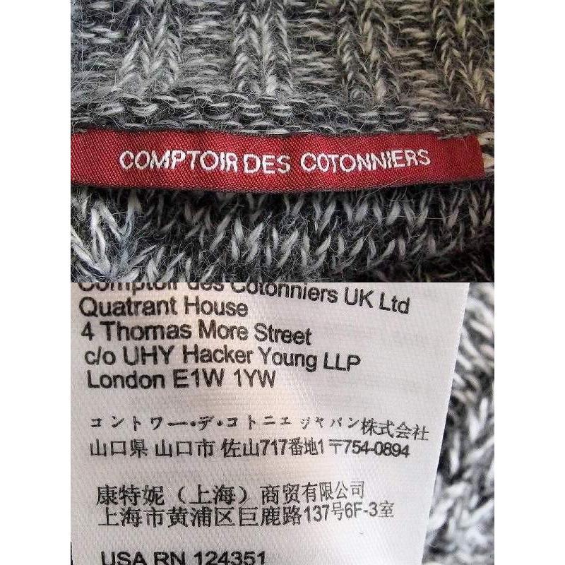 Comptoir Des Cotonniers コントワー デ コトニエ アンゴラ混 ニット ミックスカラーセーター タートル 13 ブラック ホワイト Ok Visionヤフーショッピング店 通販 Yahoo ショッピング