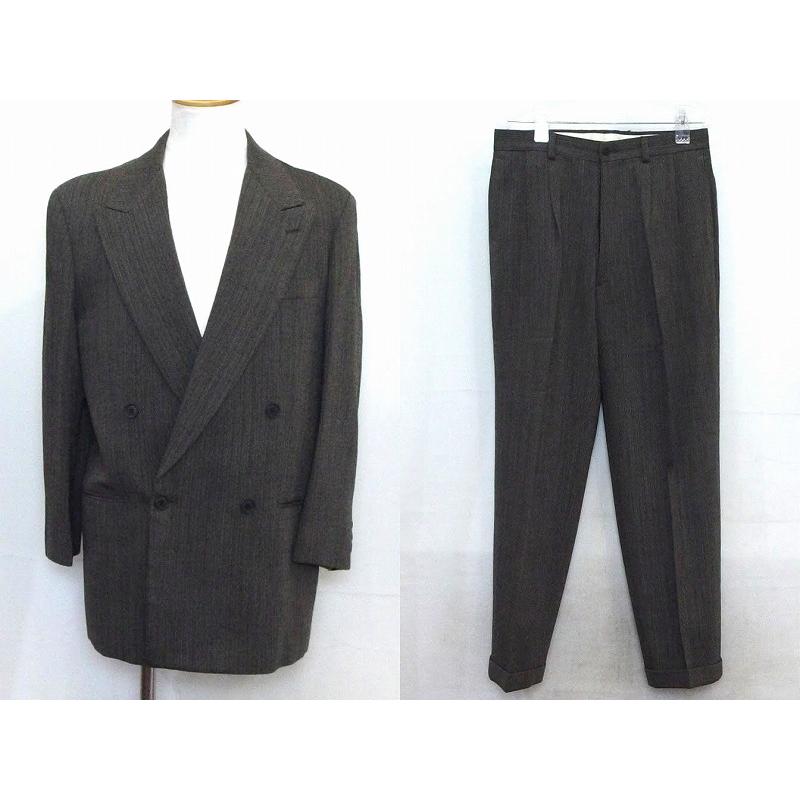 Barneys New York ダブルスーツセットアップブラウン46