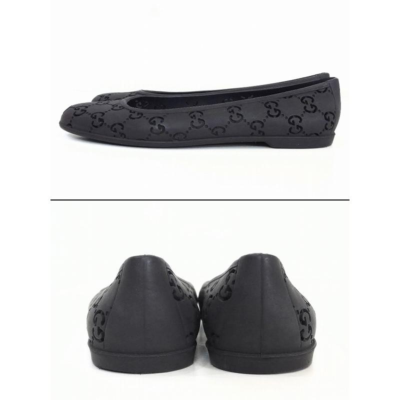 GUCCI グッチ エトルタ ラバー フラットシューズ フラットパンプス 38 