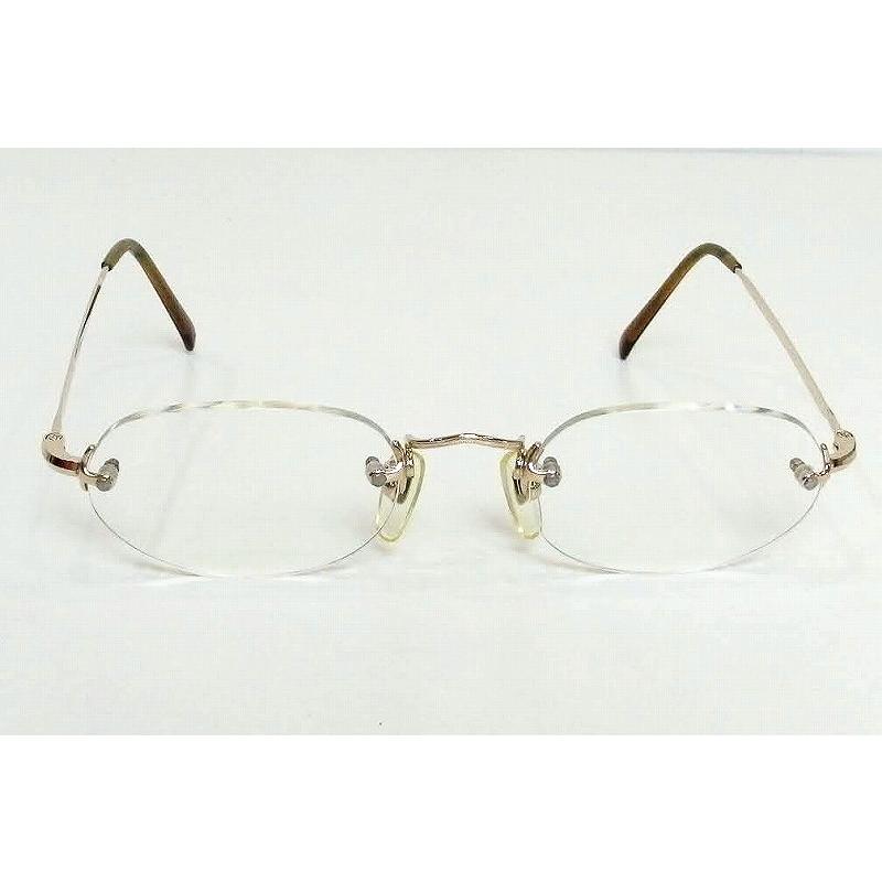 GIORGIO ARMANI ジョルジオアルマーニ 度付き メガネ フチ無し  