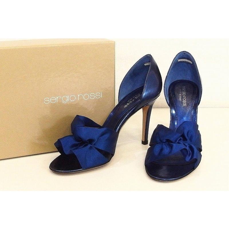 sergio rossi (セルジオロッシ) オープントゥ パンプス