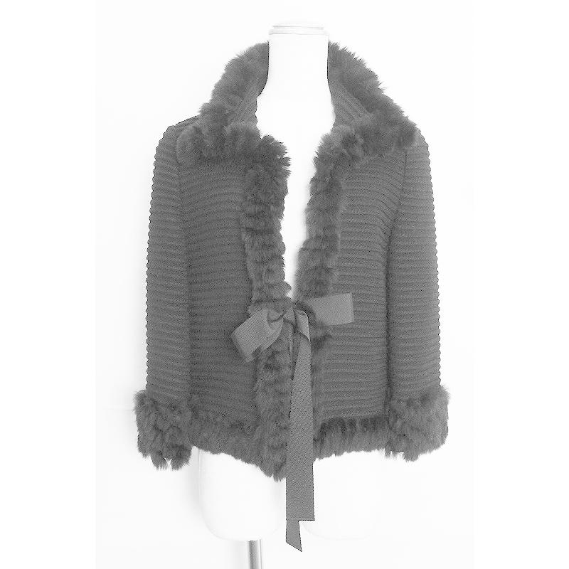 TO BE CHIC トゥービーシック レッキスラビットファー付き ショート