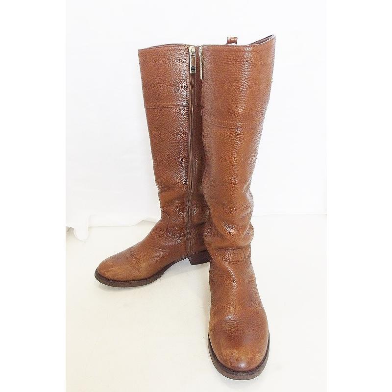TORY BURCH トリーバーチ ブラウン ロングブーツ ウェッジソール 7 中古・古着通販】TORY BURCH (トリーバーチ) ロングブーツ ブラウン