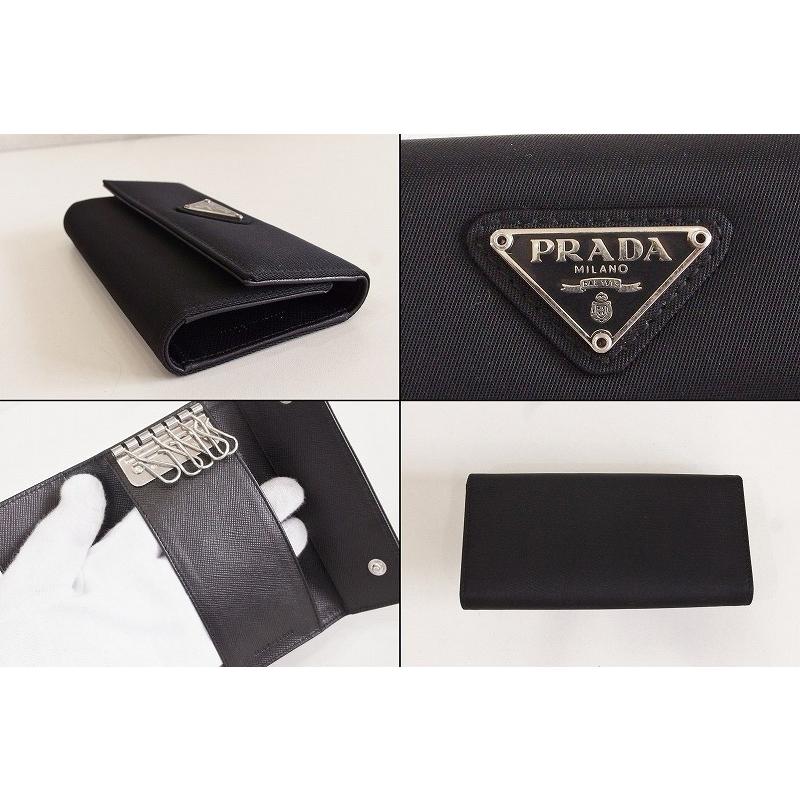 PRADA プラダ 5連 ロングキーケース ナイロン *1つ金具取れ M223 PRADA プラダ 5連 ロングキーケース ナイロン *1つ金具取れ M223