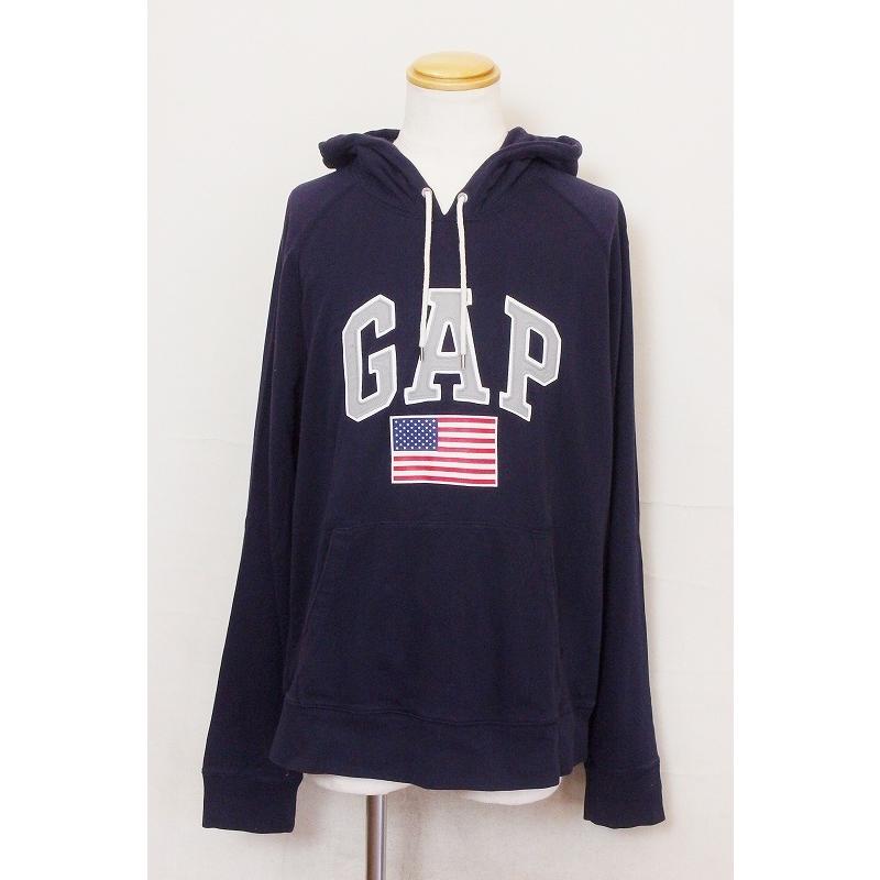 GAP ギャップ プルオーバー パーカー フーディー アメリカ国旗 メンズ 