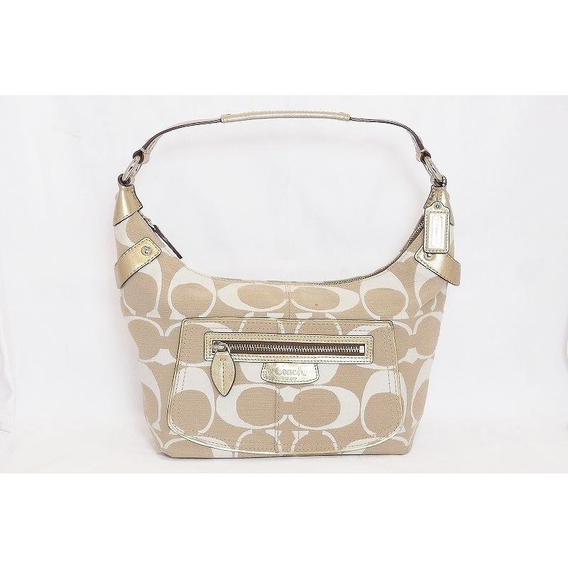 COACH コーチ ペネロピ シャンタン シグネチャー ホーボー ショルダー 