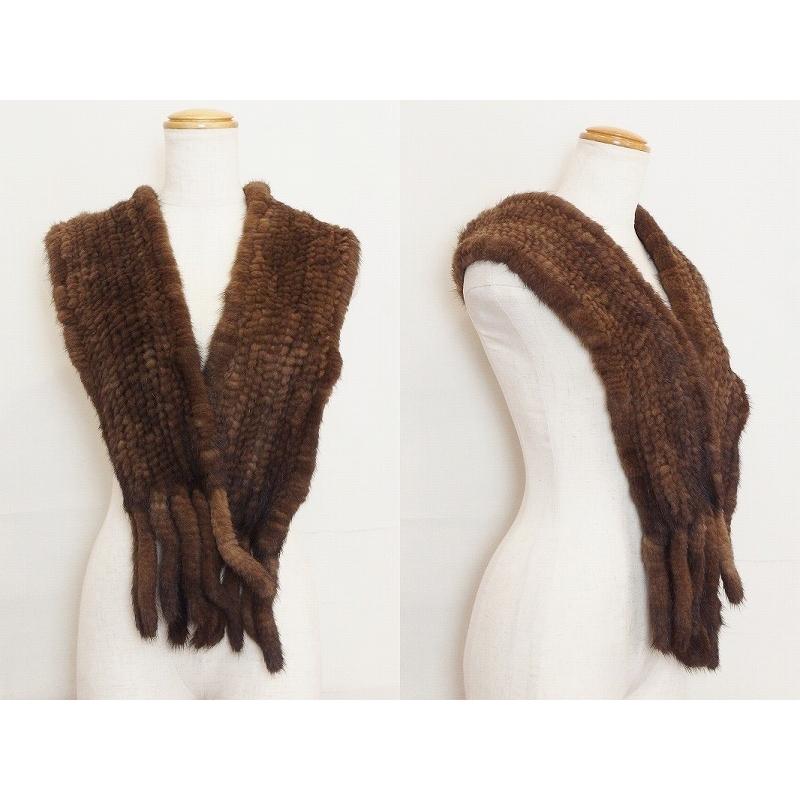romantic Fur COLLECTION ミンク ストール ブラウン : Vision romantic Fur COLLECTION ミンク ストール ブラウン : Vision