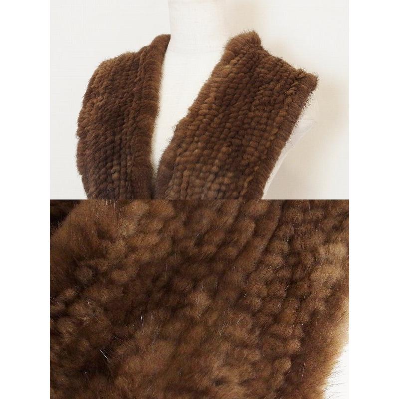 romantic Fur COLLECTION ミンク ストール ブラウン : Vision romantic Fur COLLECTION ミンク ストール ブラウン : Vision