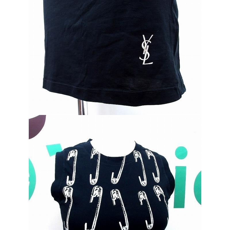 YVES SAINT LAURENT ピンプリントTシャツ