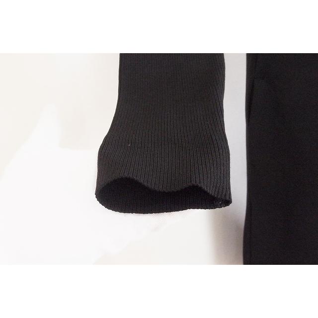 Rene ルネ ニット 長袖ワンピース 34 ブラック : Visionヤフー