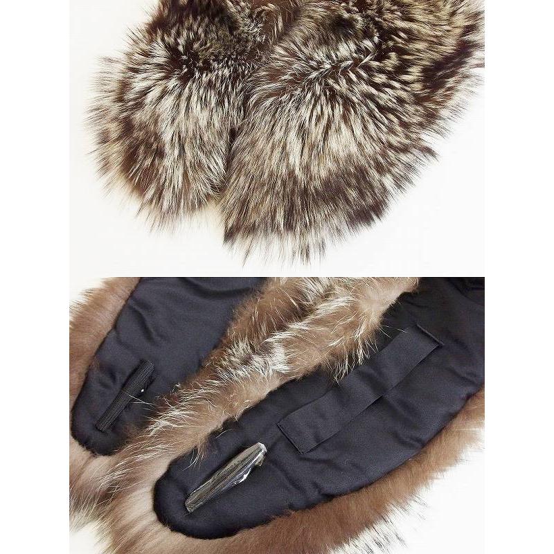 タグ付 SAGAFOX ティペット シルバーフォックス ショール ファー SAGA FOX サガフォックス シルバーフォックス ショール ファー