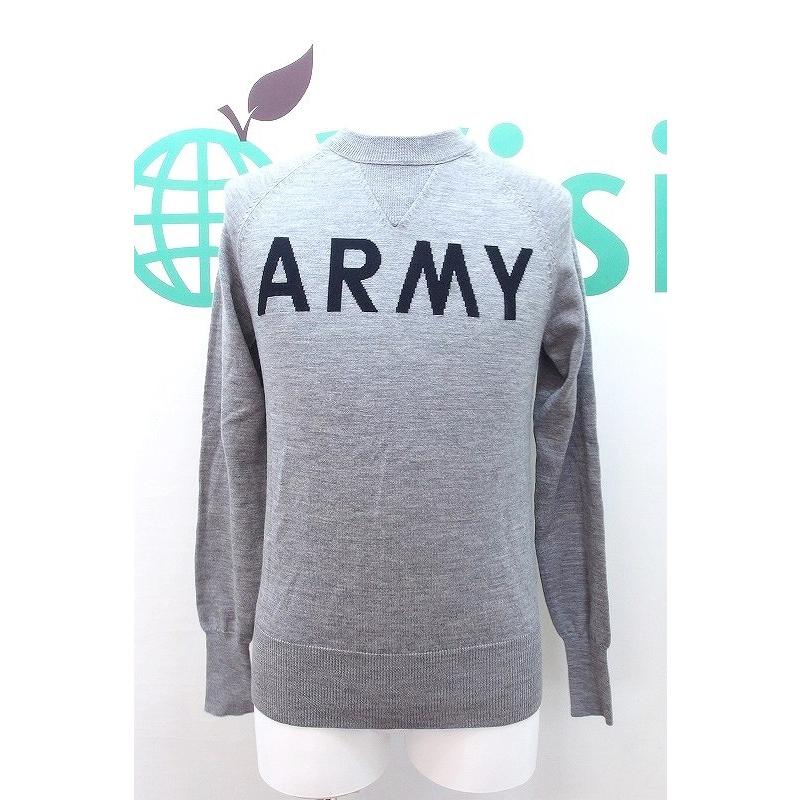 OVER THE STRiPES オーバーザストライプス ARMY 長袖ウールニット 