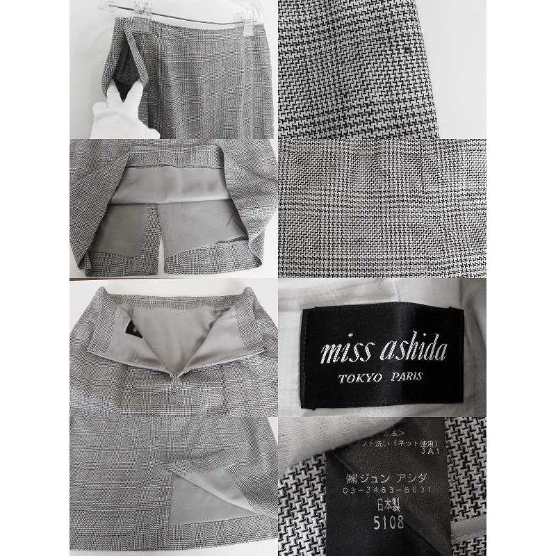 miss ashida ミスアシダ グレンチェック ストレッチ ジャケット 
