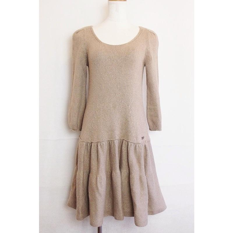 フォクシーニューヨーク パフスリーブ フレアワンピース 38 【公式通販】