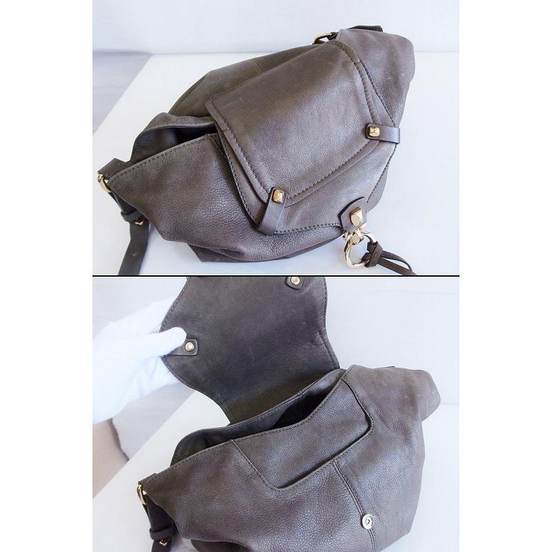 FRANCESCO BIASIA（フランチェスコビアジア） レザー ショルダーバッグ