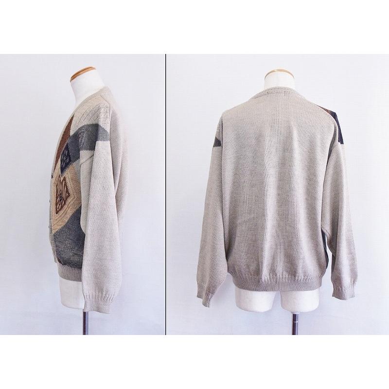 RENOWN カーディガン EX-Club RENOWN ニット カーディガン L マルチ : Visionヤフー