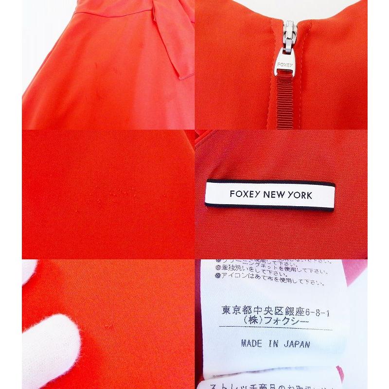 FOXEY NEW YORK フォクシーニューヨーク ノースリーブ フレア  
