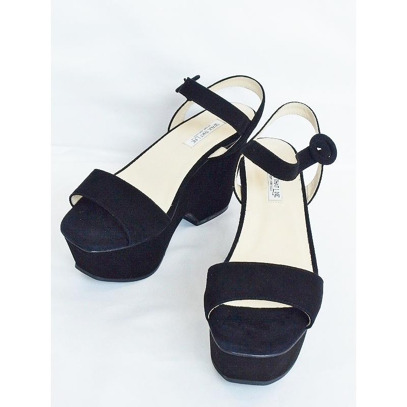 edit.for lulu スエード ストラップサンダル 厚底 36(23cm edit.for lulu スエード ストラップサンダル 厚底 36(23cm