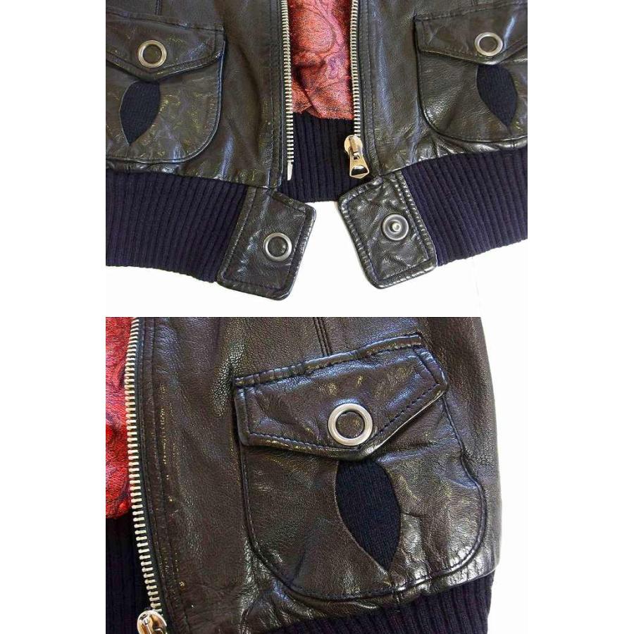 Brogden ブログデン レザー ライダースジャケット ・S ブラウン系 