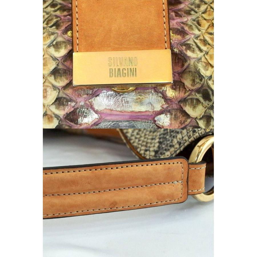 SILVANO BIAGINI シルヴァーノビアジーニ パイソン/本ヘビ革 ワン  