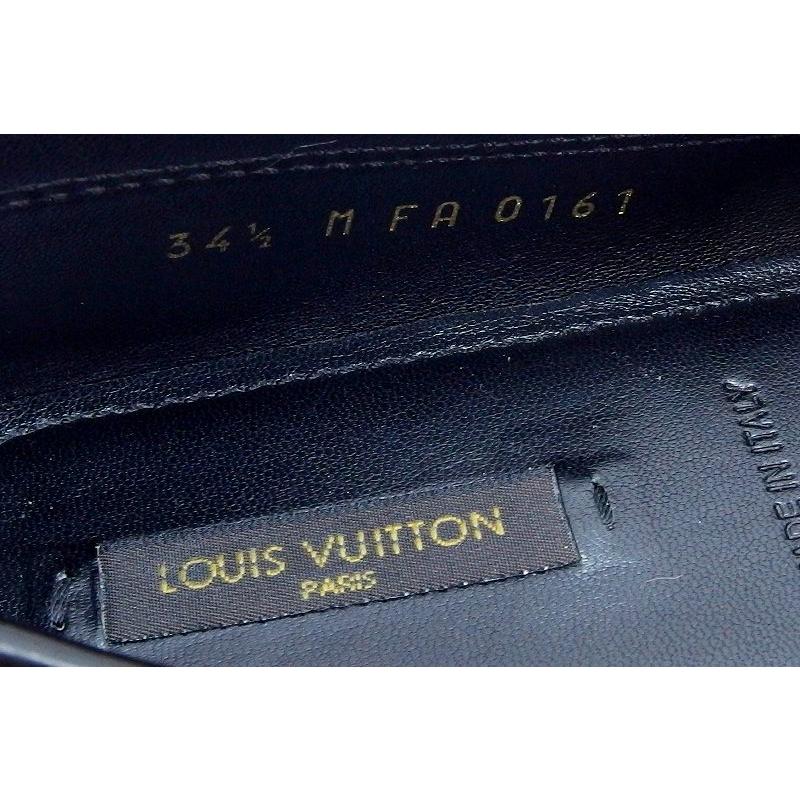 LOUIS VUITTON ルイヴィトン  レザーローファー ドライビングシューズ ゴールド金具  ・34.5（22cm相当）｜vision-group｜09