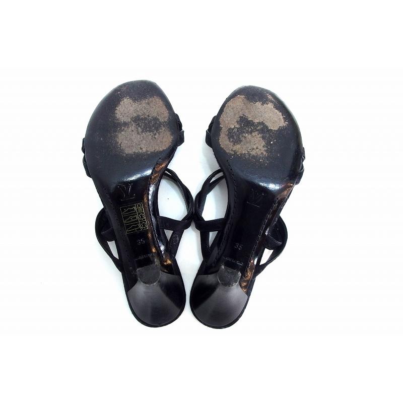 LOUIS VUITTON ルイヴィトン モノグラムサテン ミュール