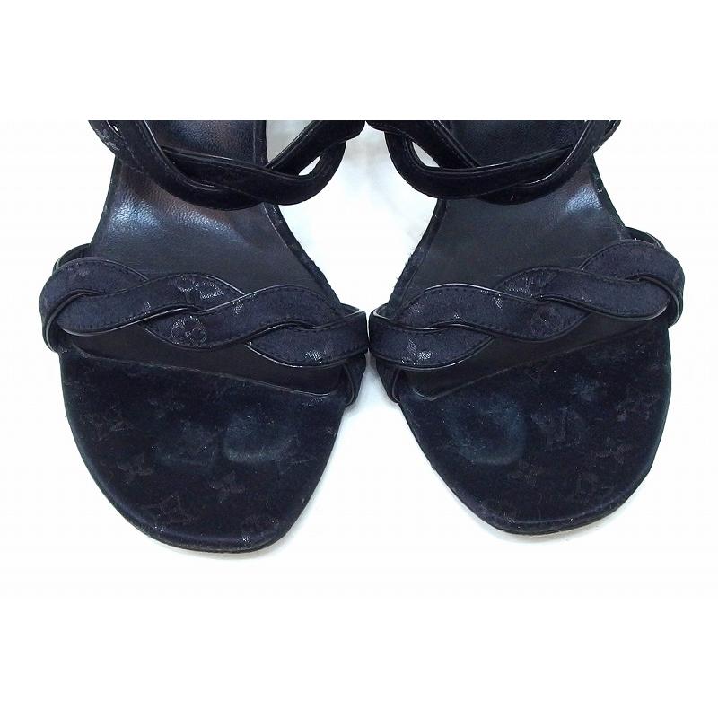 LOUIS VUITTON ルイヴィトン モノグラムサテン ミュール